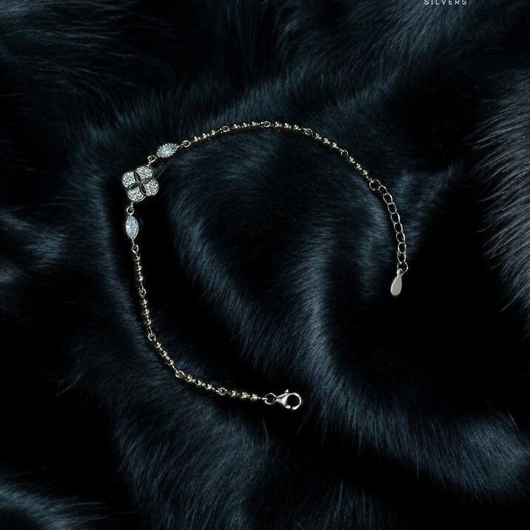 White Diamond Bracelet for women-925 Silver