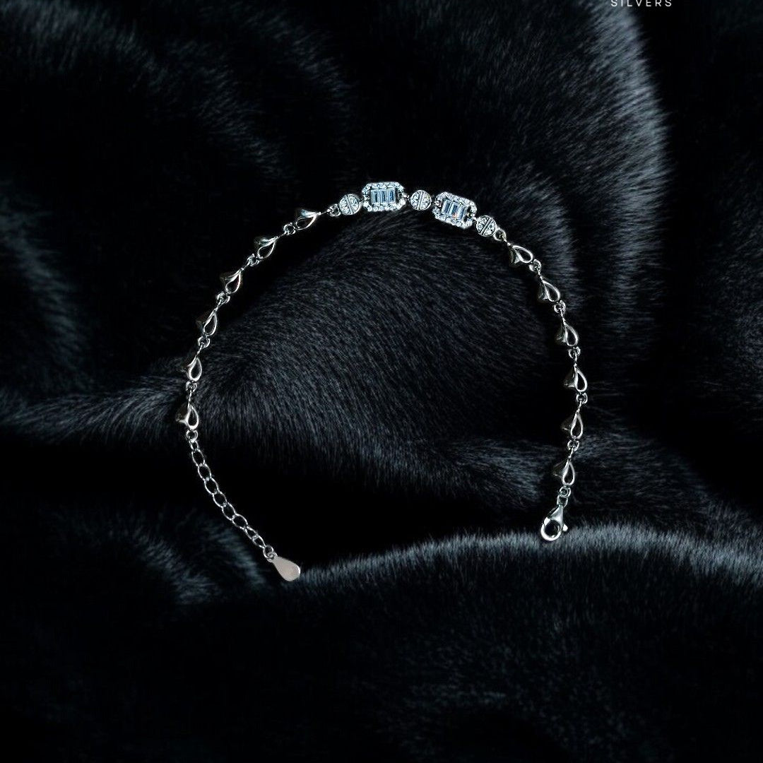 Trending Sea Blue Bracelet for women - 925 Silver