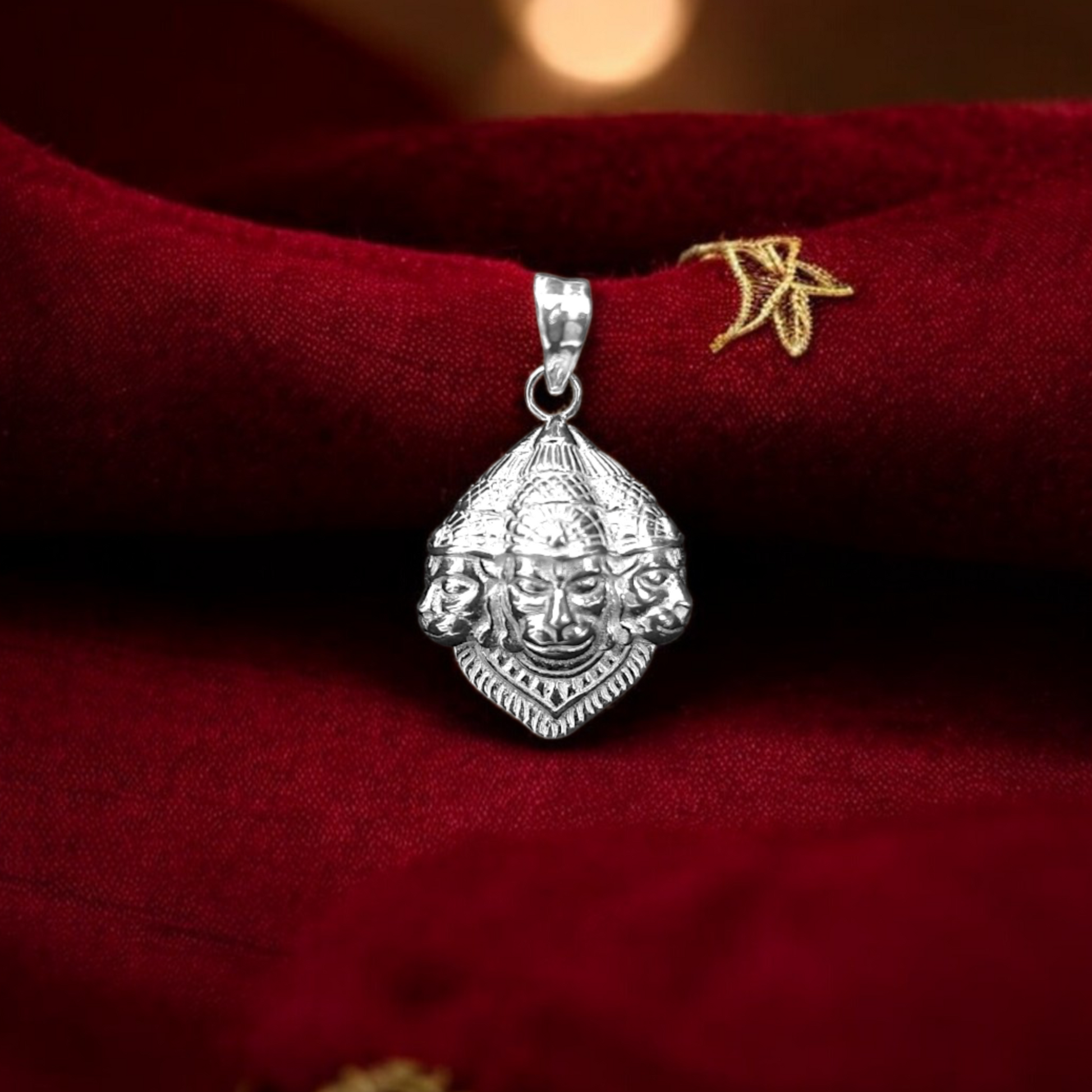 Lord Hanuman Trimukhi Pendant