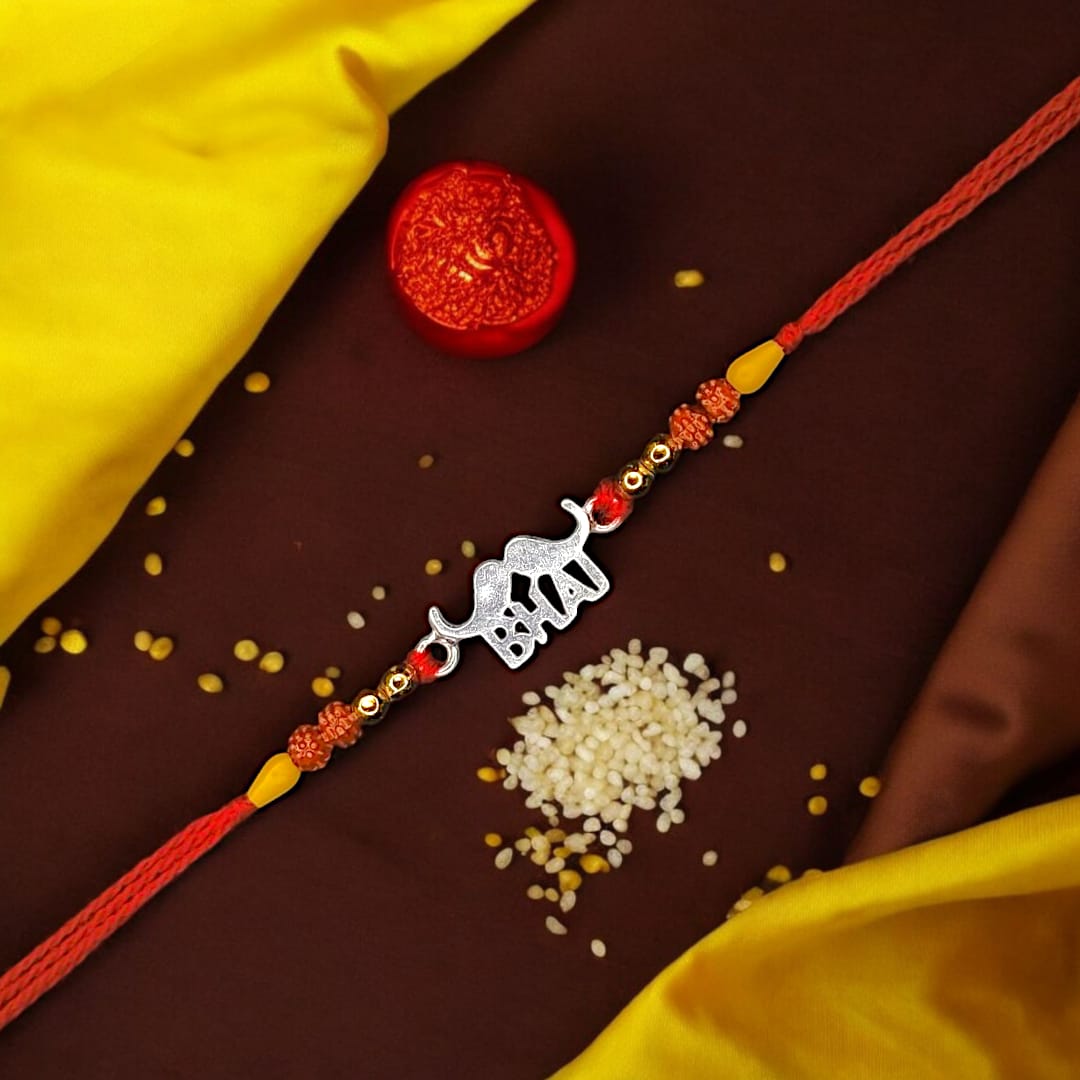 Silver Bhai Rakhi