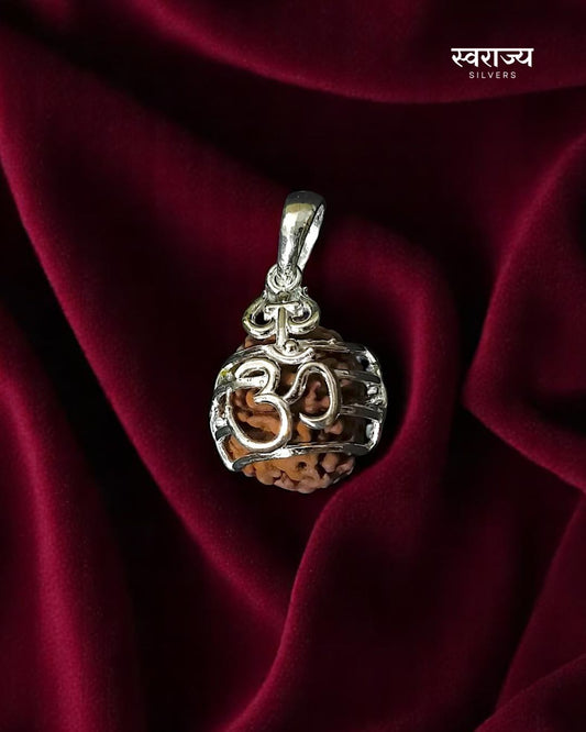Rudrakh Trishul Om - 3 in 1 Pendant