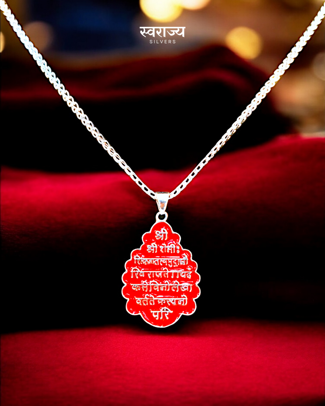 Chh Sambhaji Maharaj Rajmudra Combo Pure 925 Silver