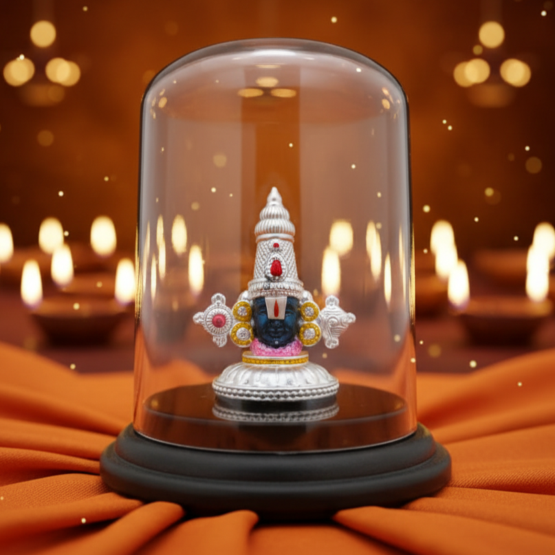 Divine Tirupati Balaji 925 Silver Idol