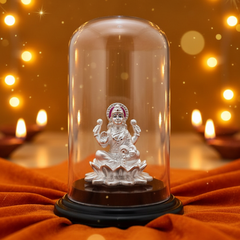 Divine Kamal Laxmi 999 Silver Idol