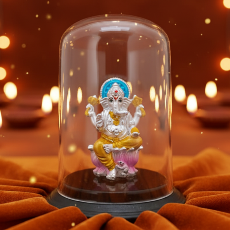 Divine Ganesha 925 Silver Idol