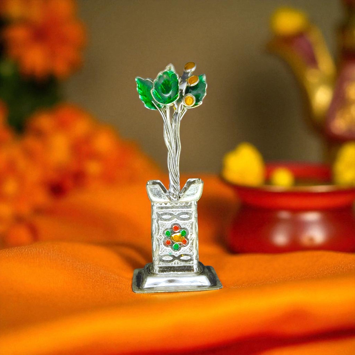 Silver Tulshi Medium