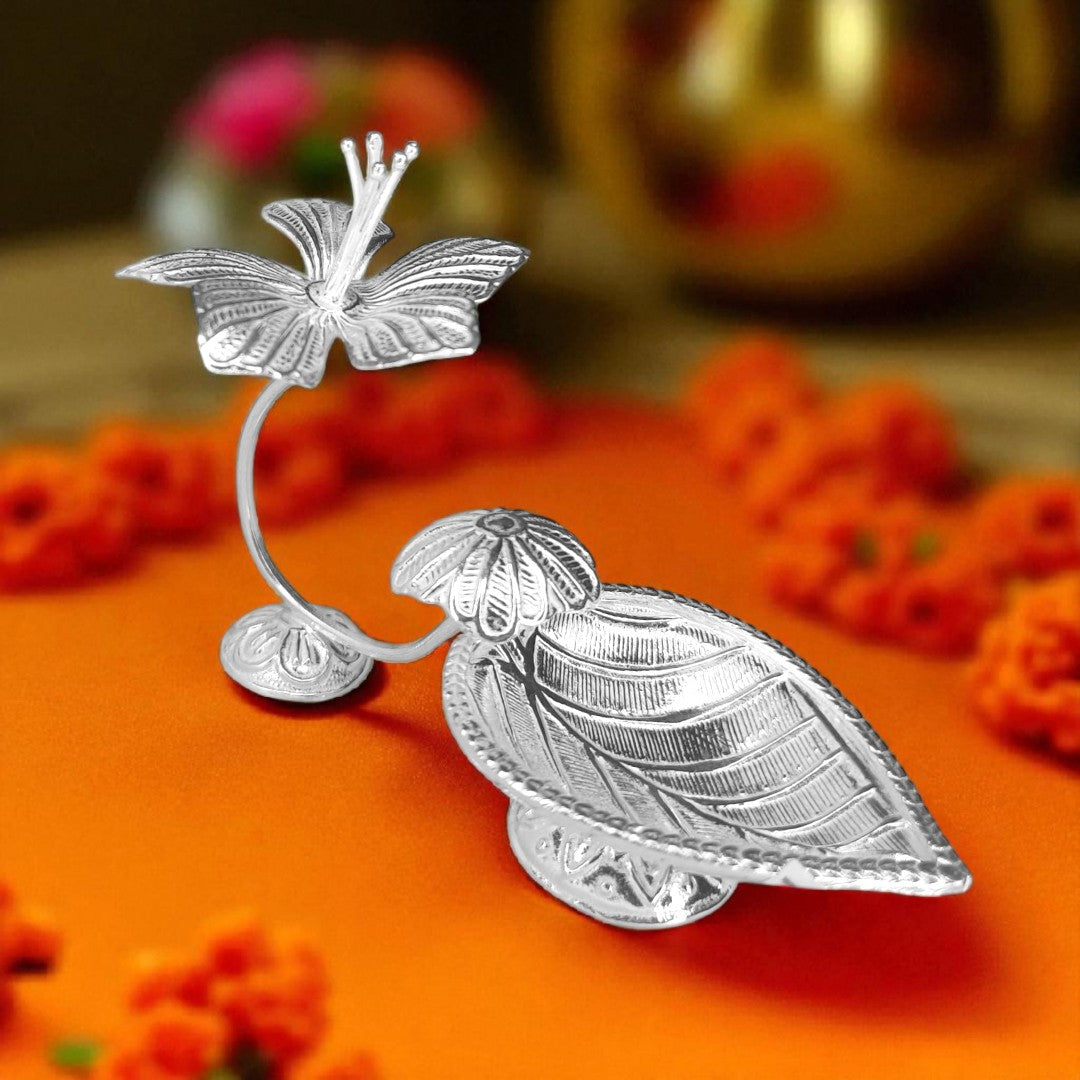 Silver Jaswand Diya
