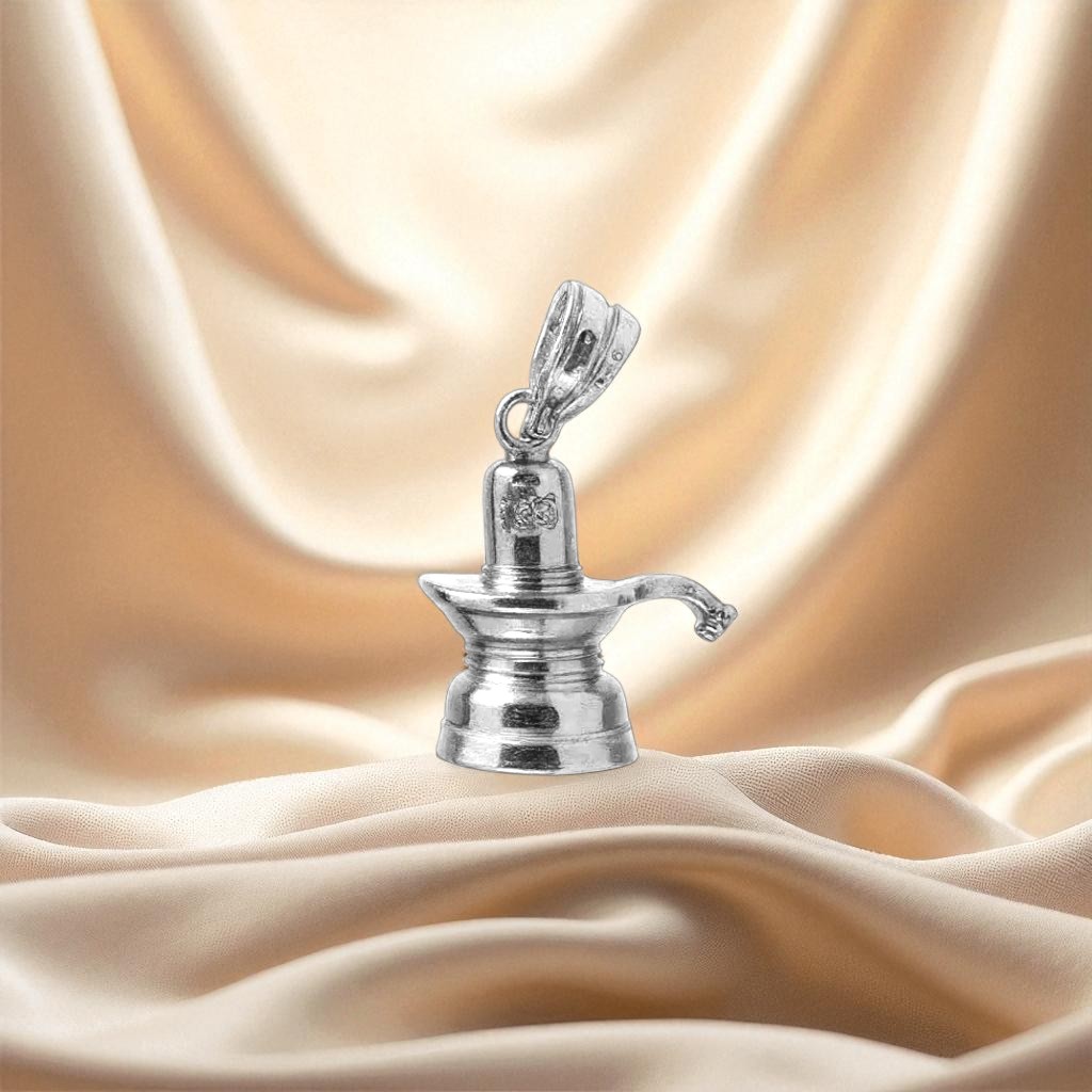 Silver Shivling Pendant