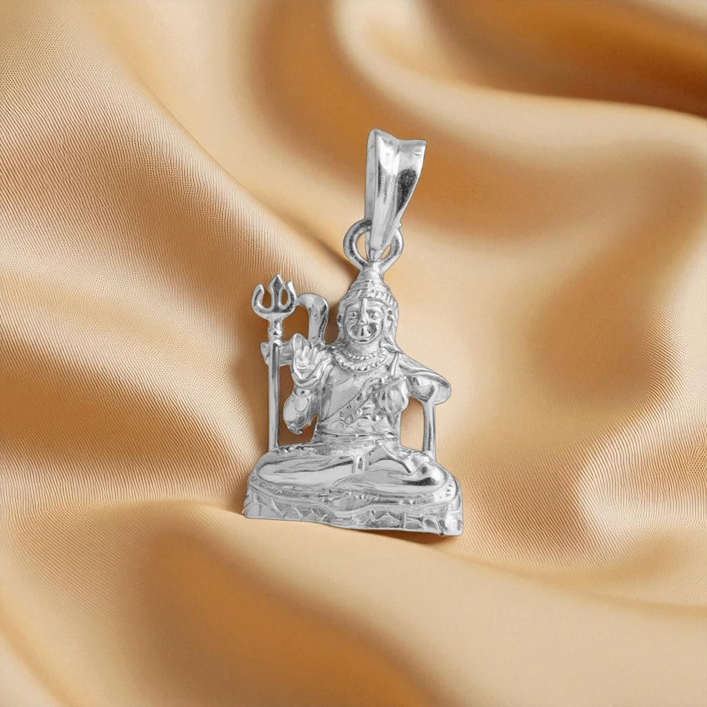 Shree Mahadev Silver Pendant