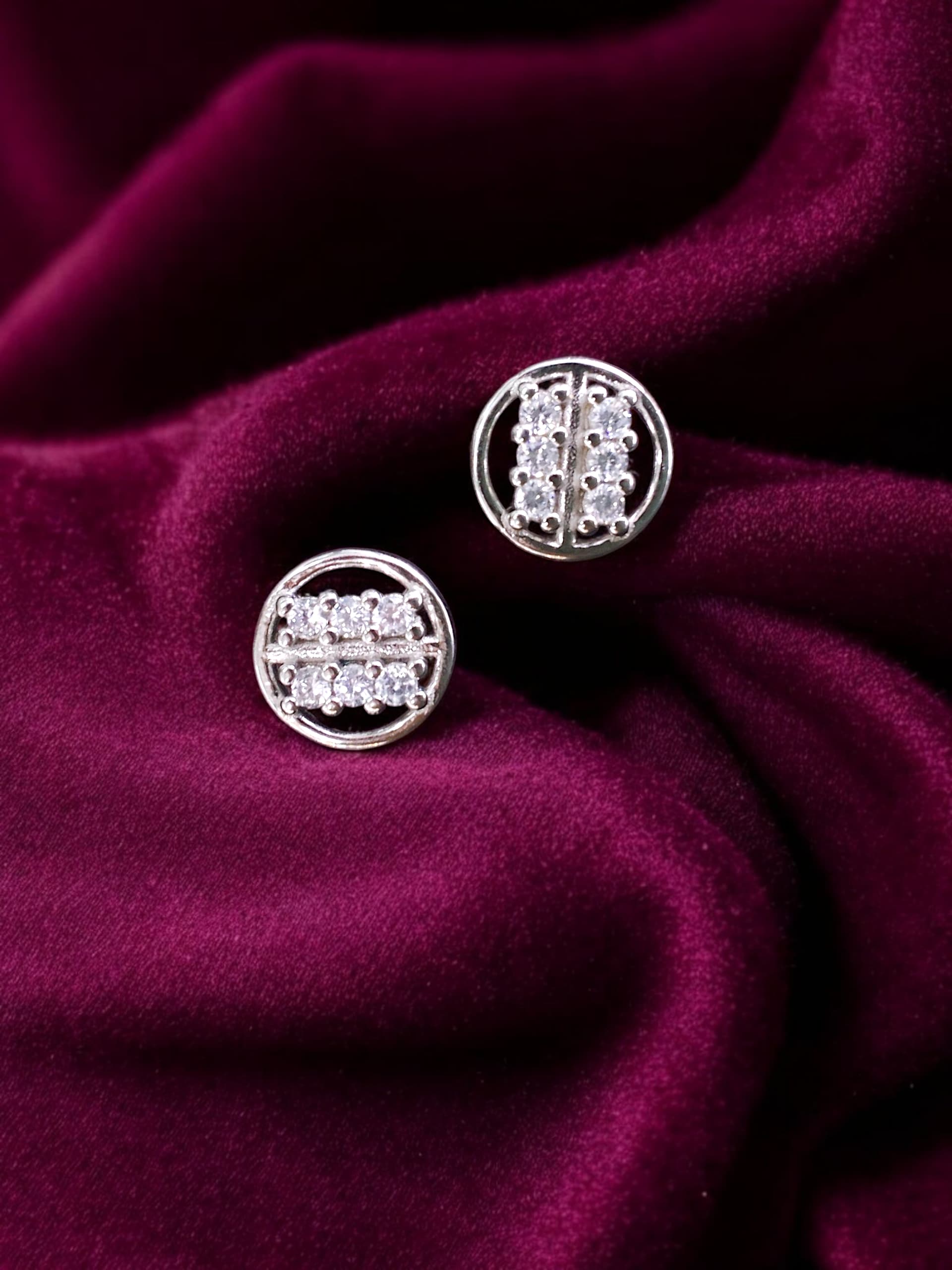 Geometric Shaped Earrings - 925 silver