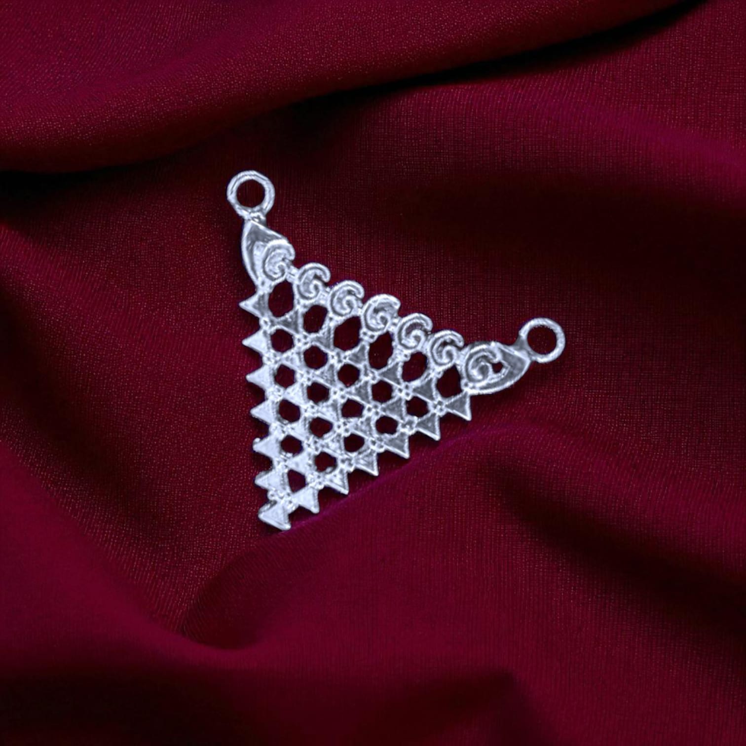 Saraswati Yantra Pendant - 925 Silver