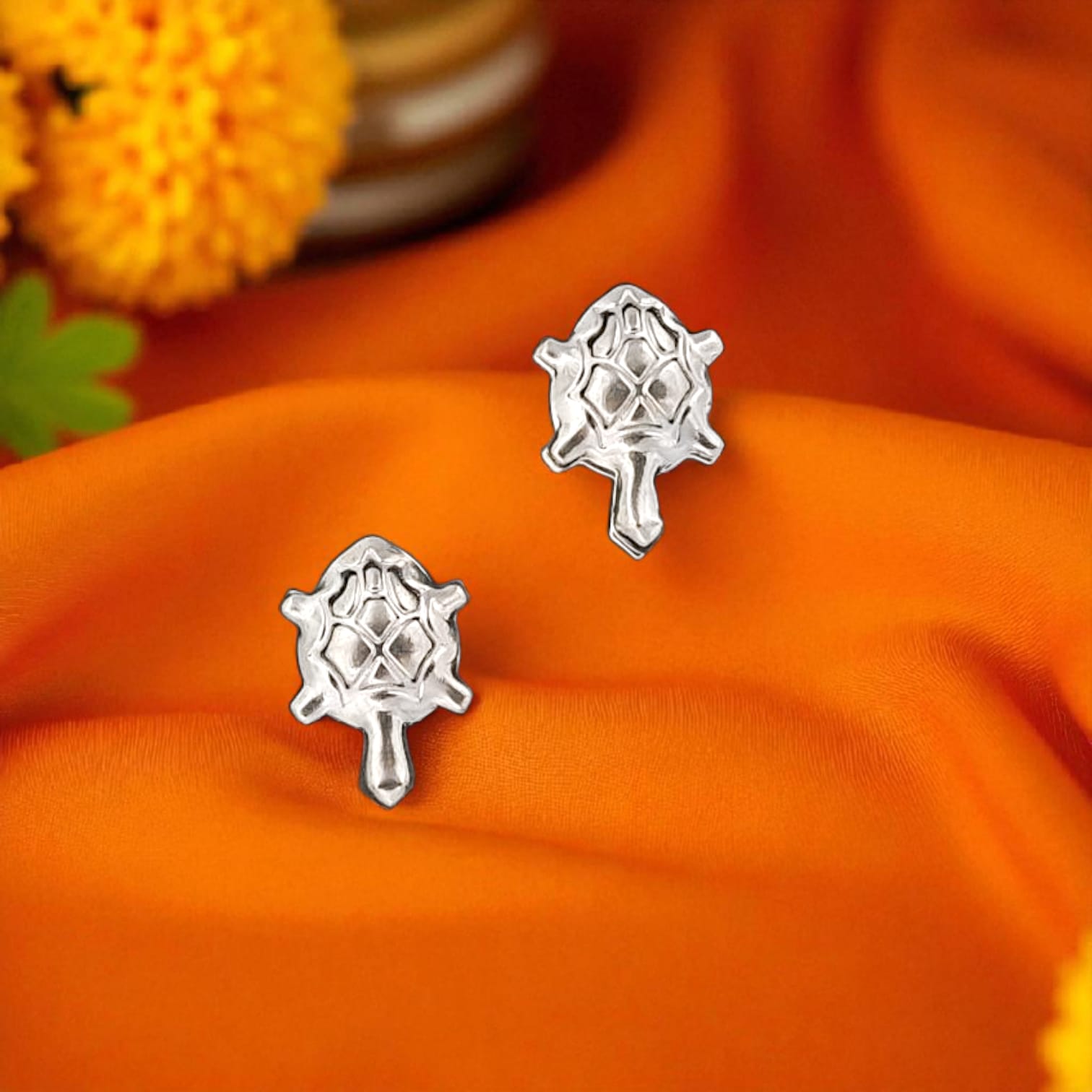 Pair of Tortoise Silver