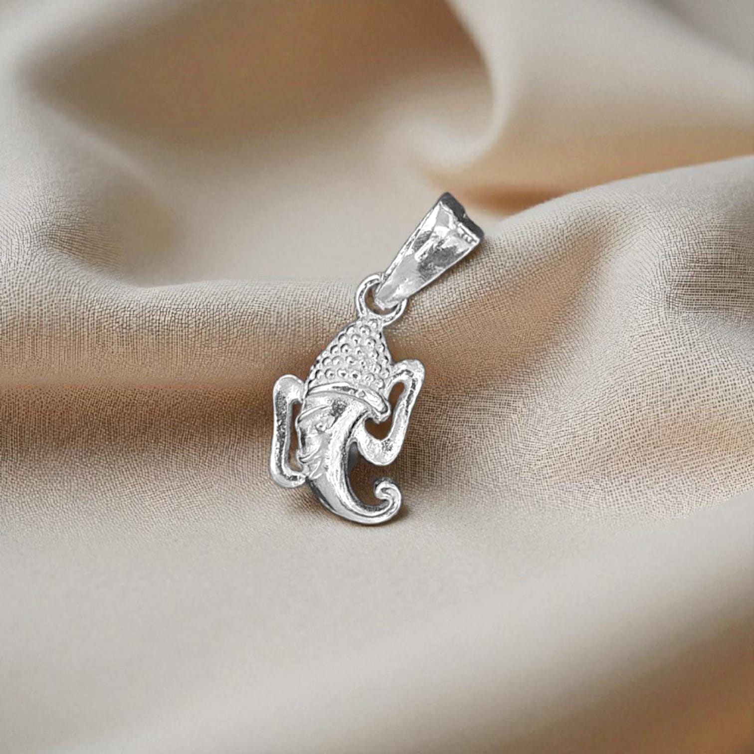 Lord Ganesha Baby Pendant - 925 Silver
