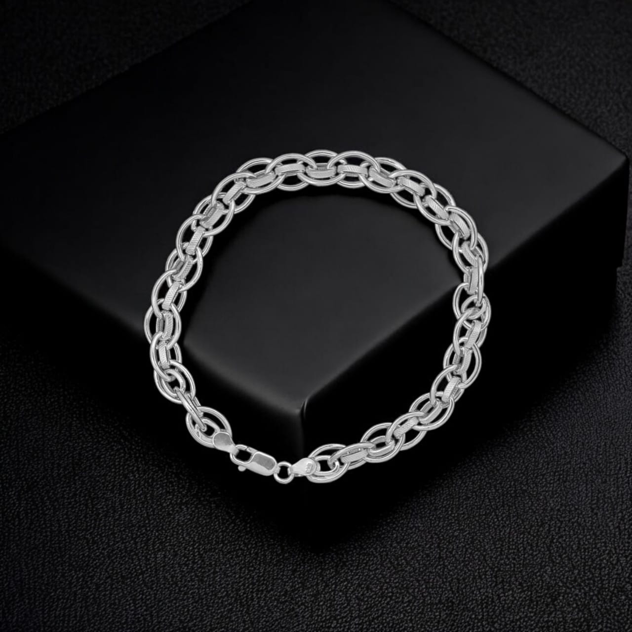 Charm Double Kadi Bracelet - 925 Silver