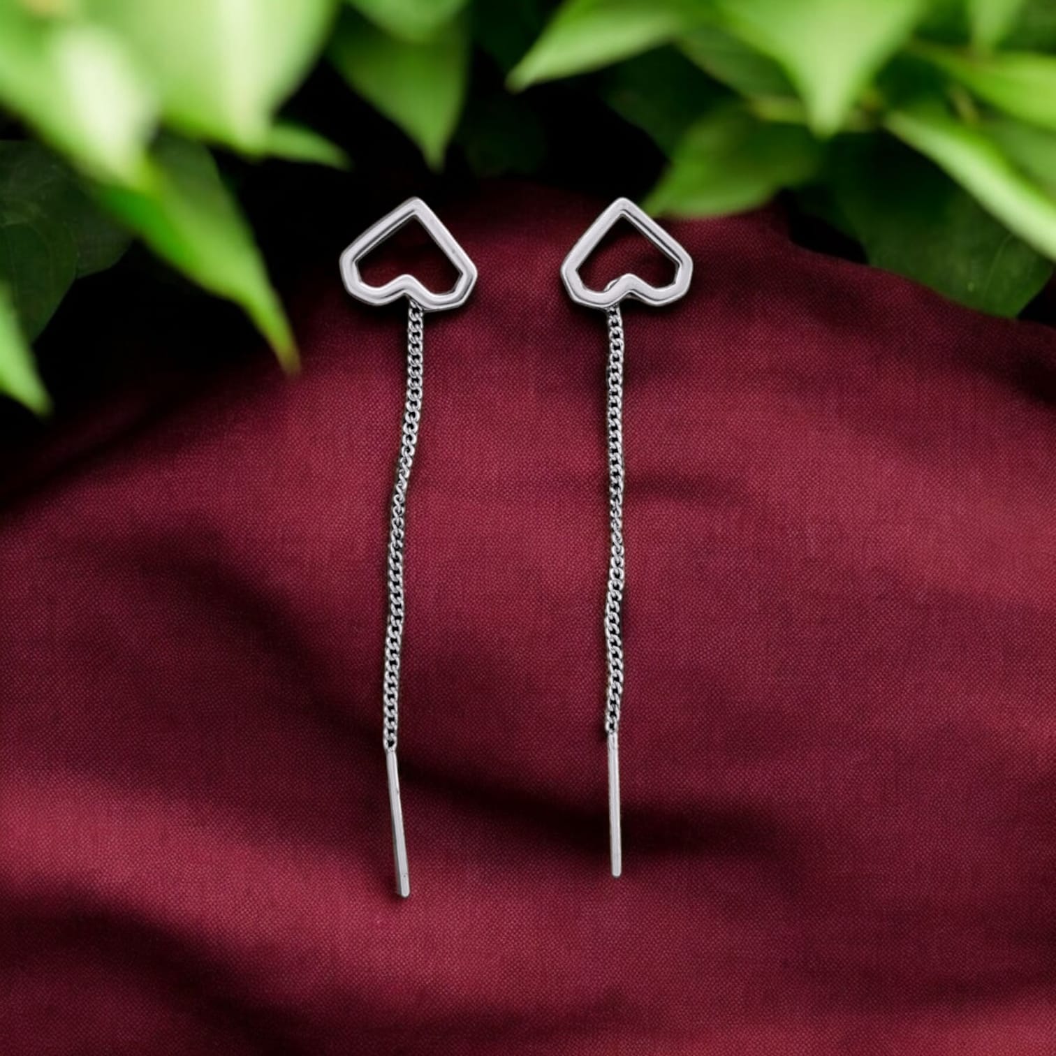 Love Tassel Sui Dhaga Earring - 925 Silvers