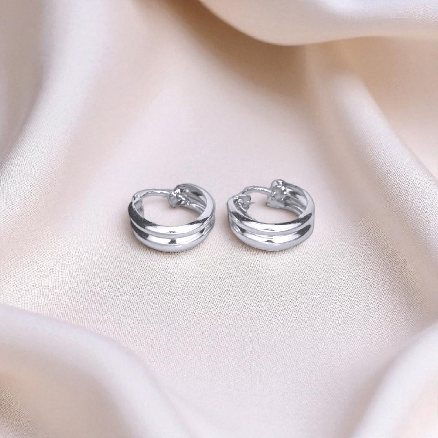 Simple Double Line Bali - 925 Silver