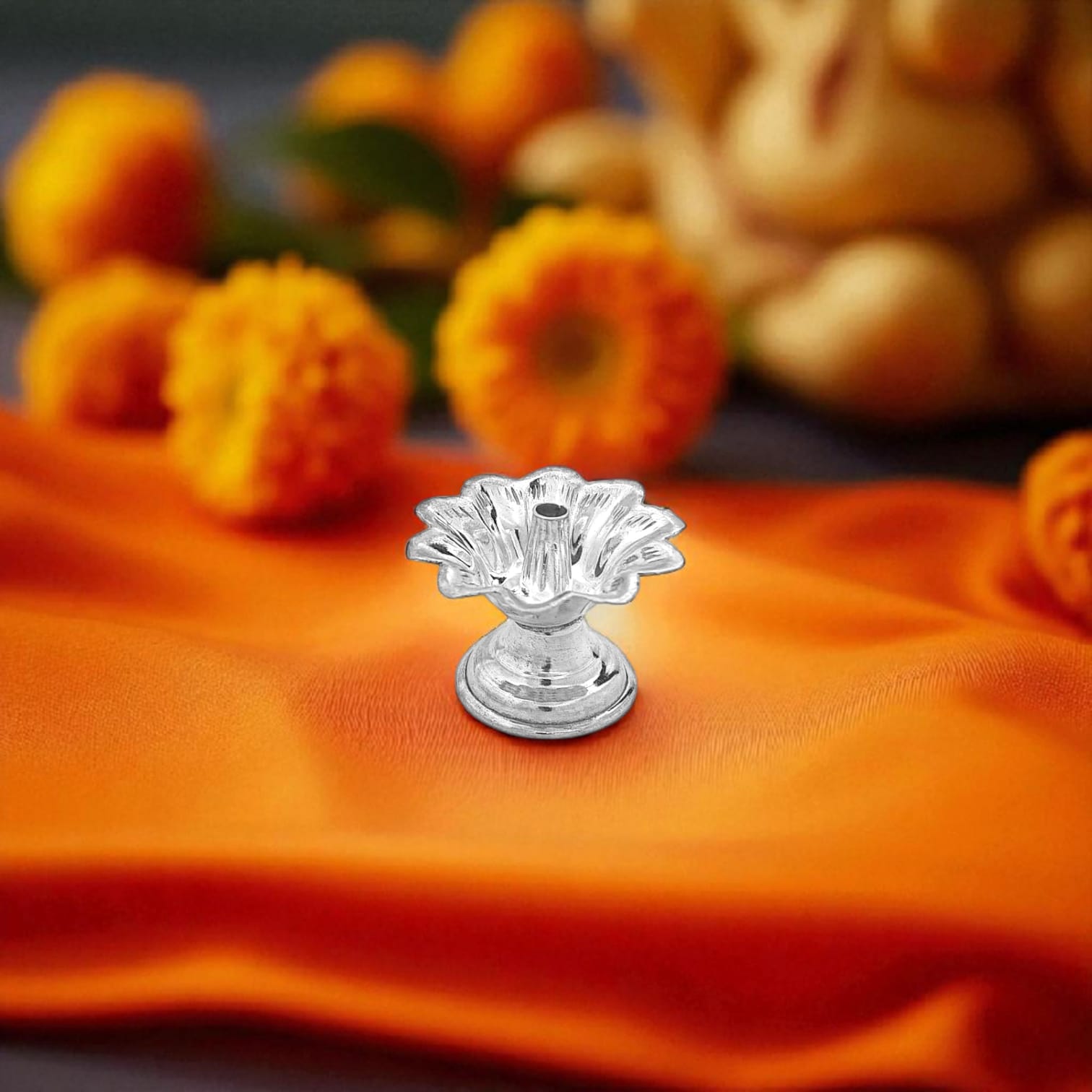 Silver Small Diya