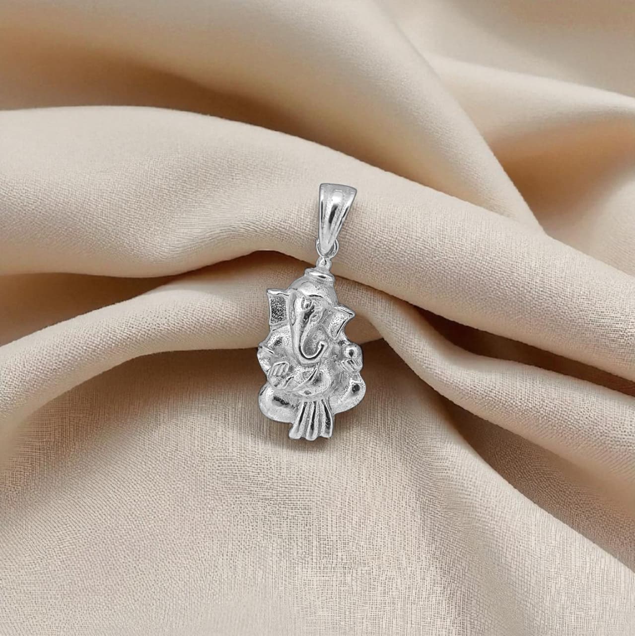Silver Lord Ganesha Pendant