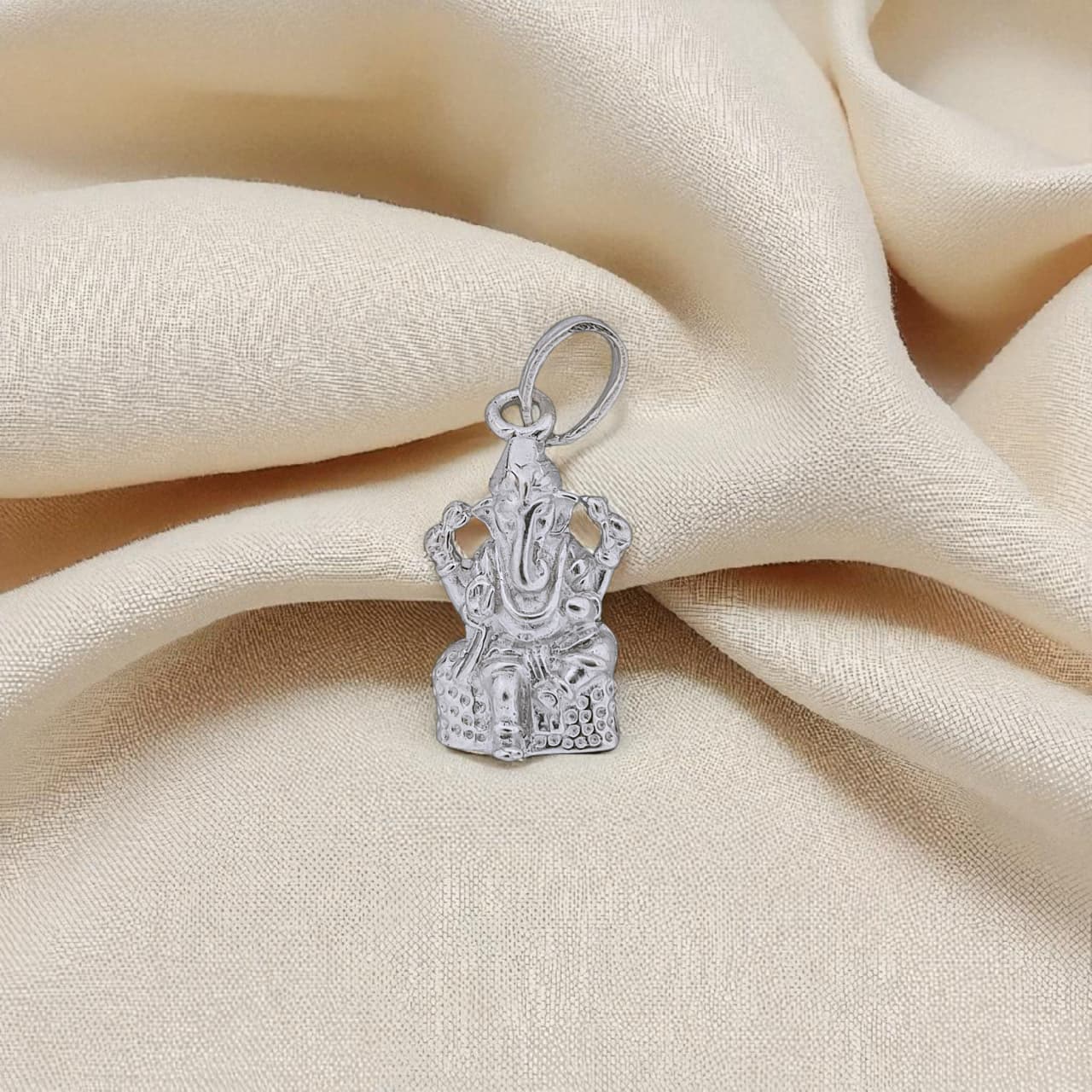 Silver Fancy Ganesha Pendant