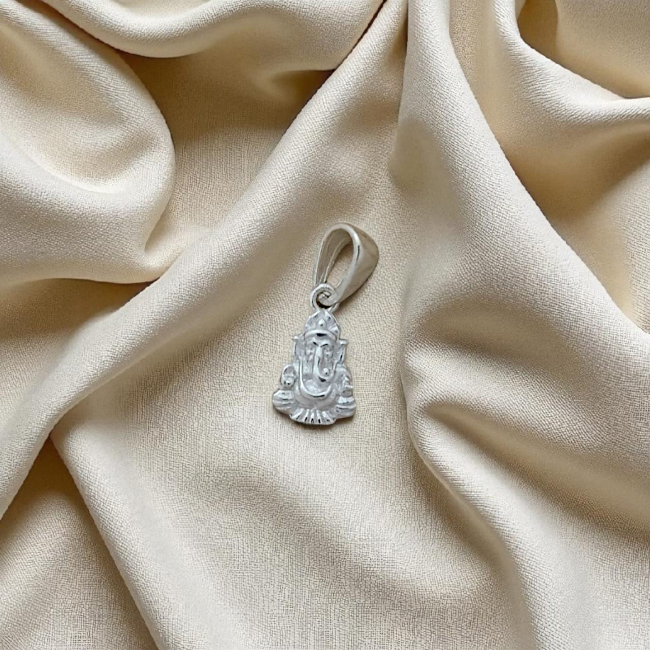 Silver Tirupati Balaji Baby Pendant