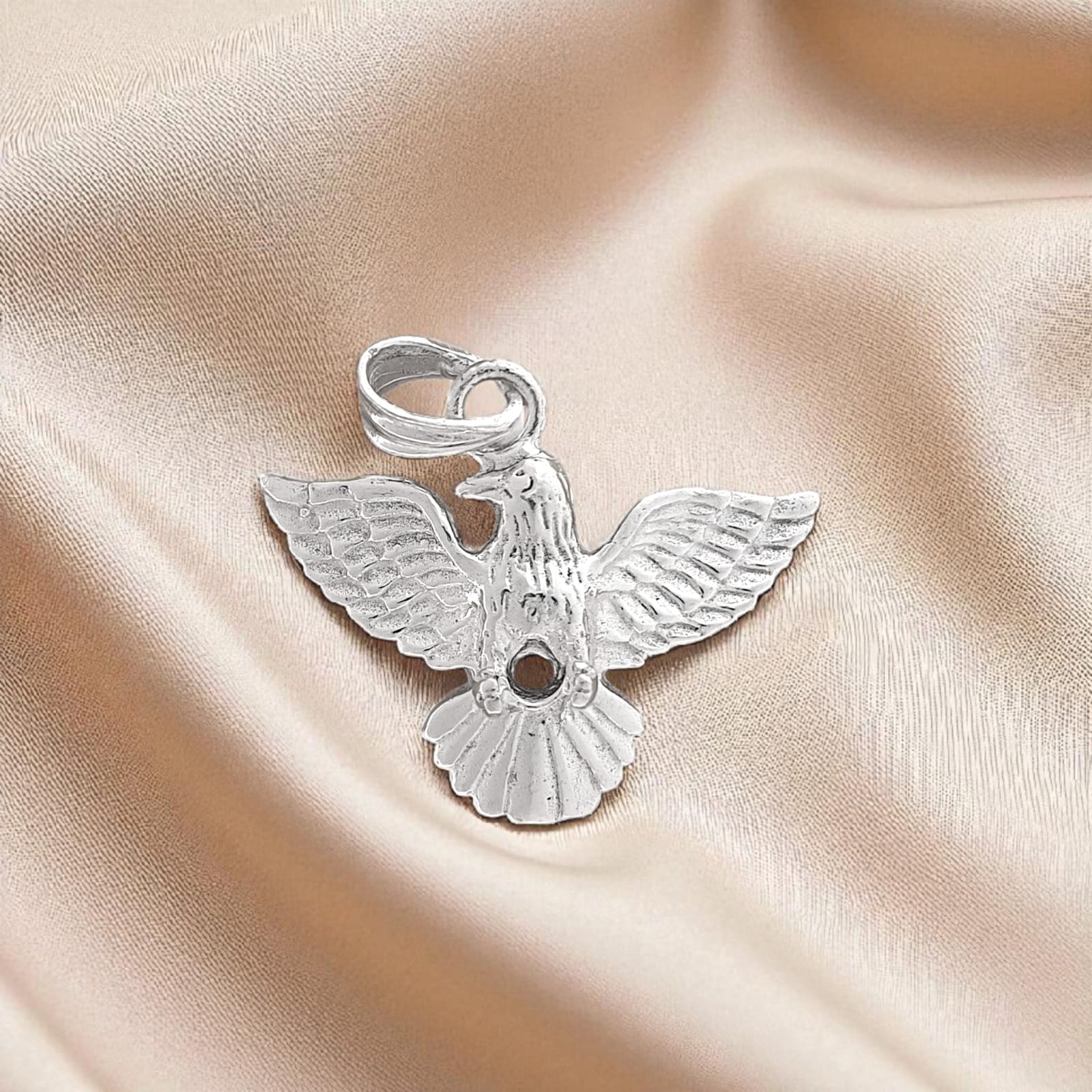 Silver Flying Eagle Pendant