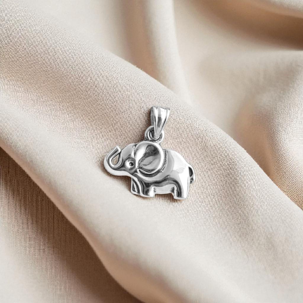 Silver Elephant Pendant