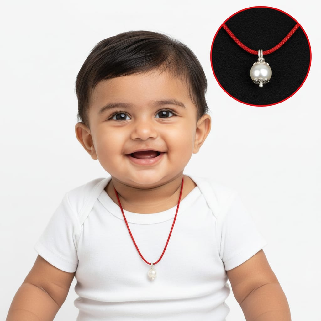 pearl Baby pendant with cap -925 Silver