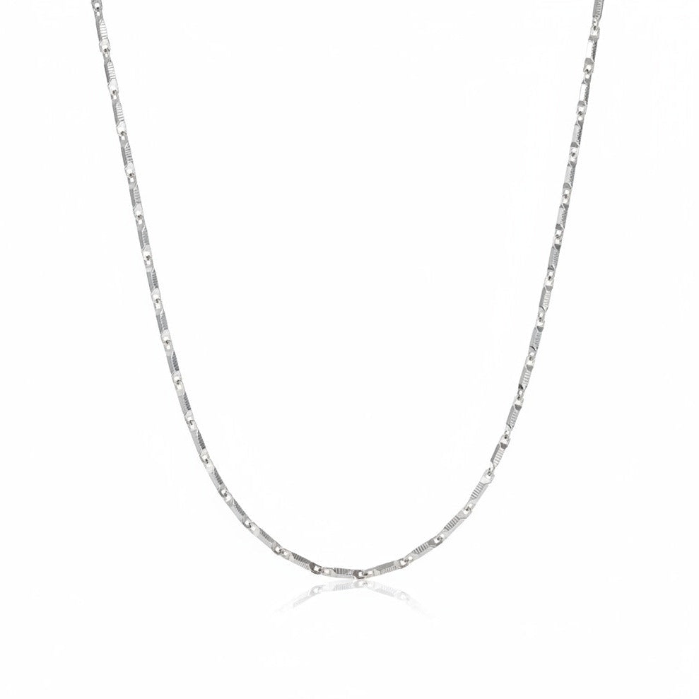 Geometric link chain for men-925 Silver