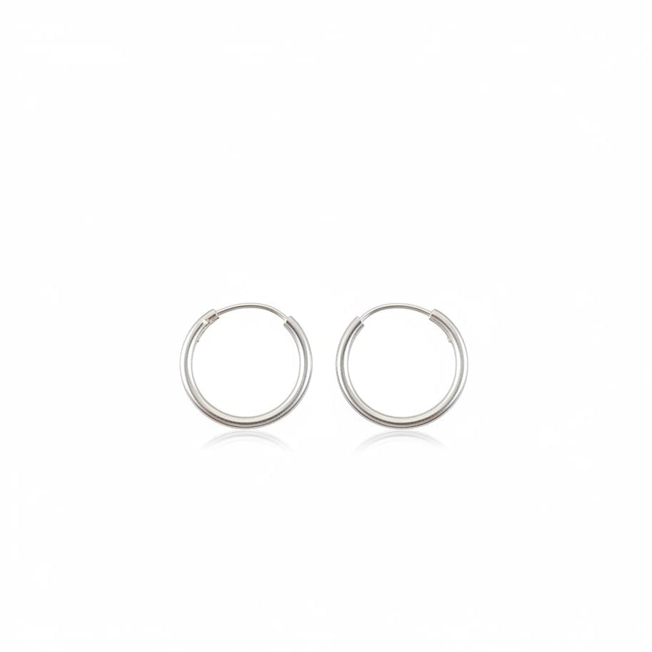 Plain bali for girl &women pair-925 Silver