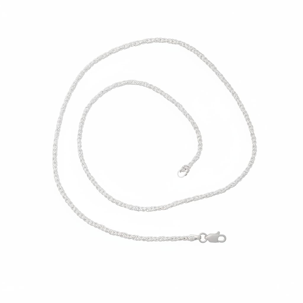 Silver swing solid chain for men-