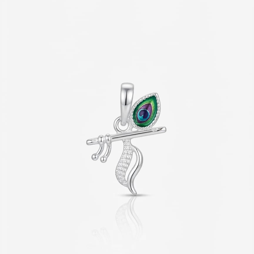 Morpankh Basuri Baby Pendant  -  925 Silver