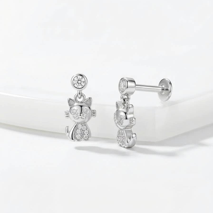 Silver  Critter Stud Pair - 925 Silver