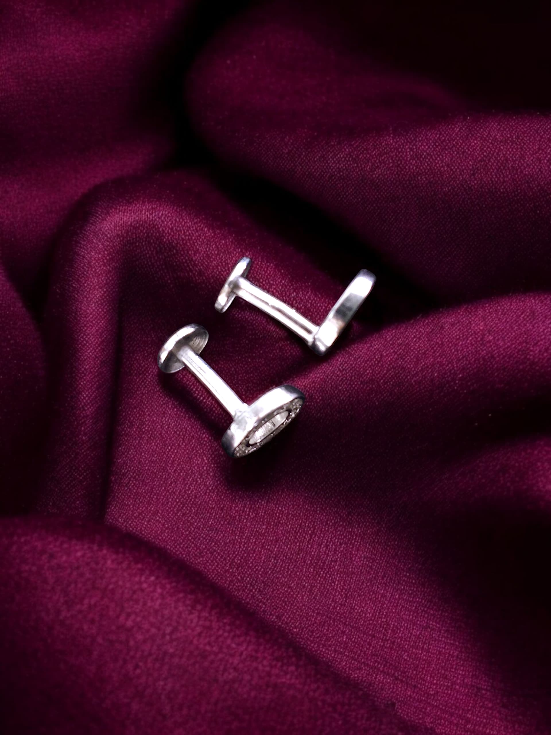 Circular Hoop Earrings - 925 silver