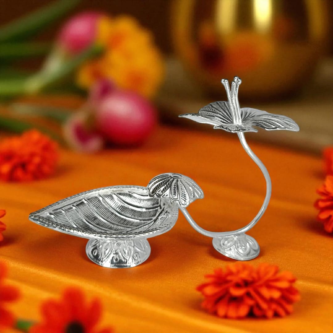 Silver Jaswand Diya
