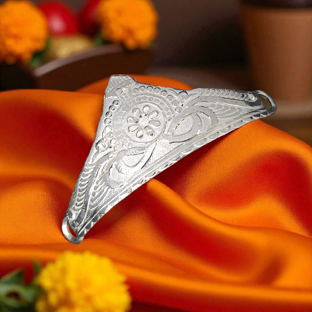 SIlver Ganpati Crown