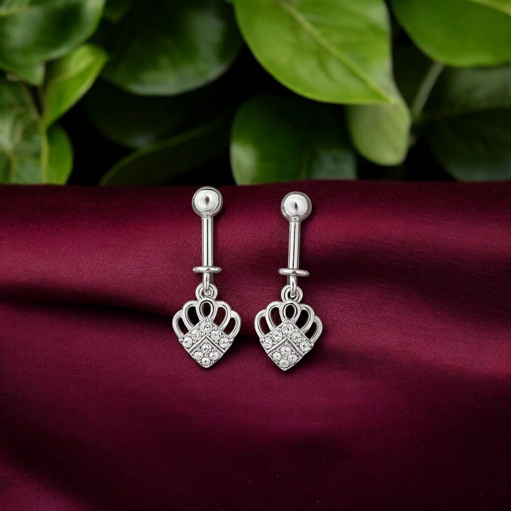 Silver Fancy Designer Bugadi Earrings