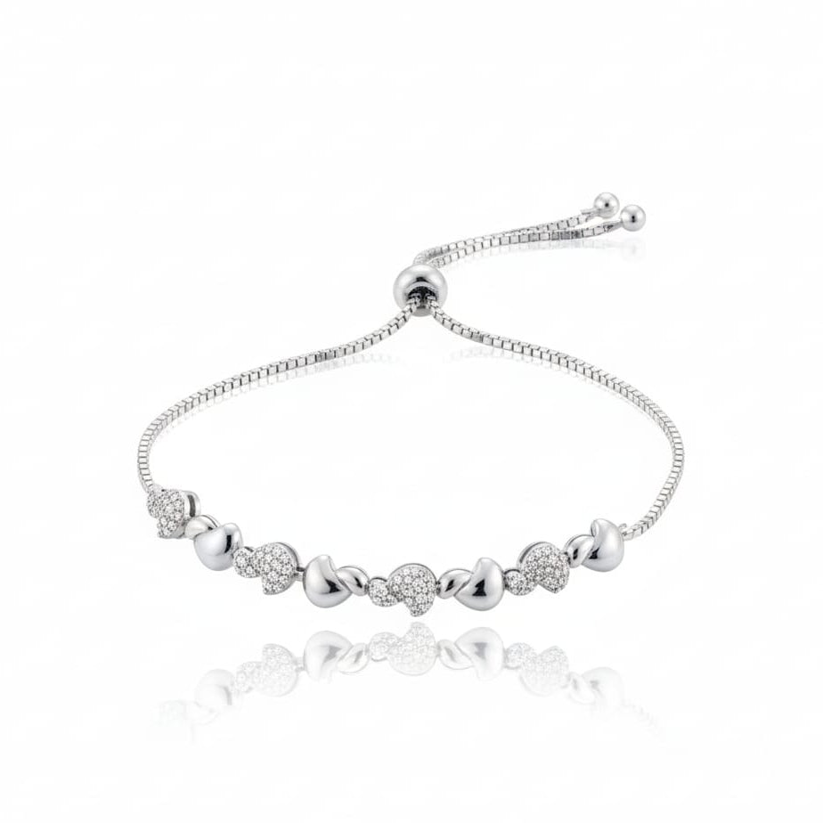 Fancy Ducklin -925 Silver Adjustable Bracelet for women