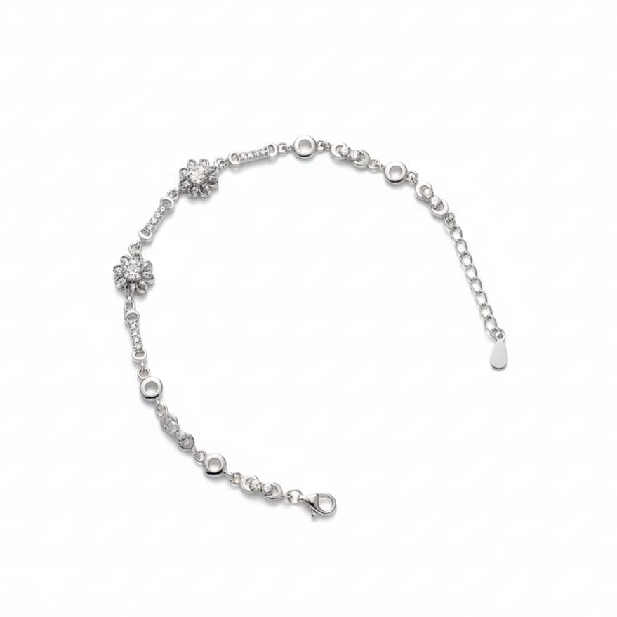Florido White Diamond bracelet for women-925 Silver