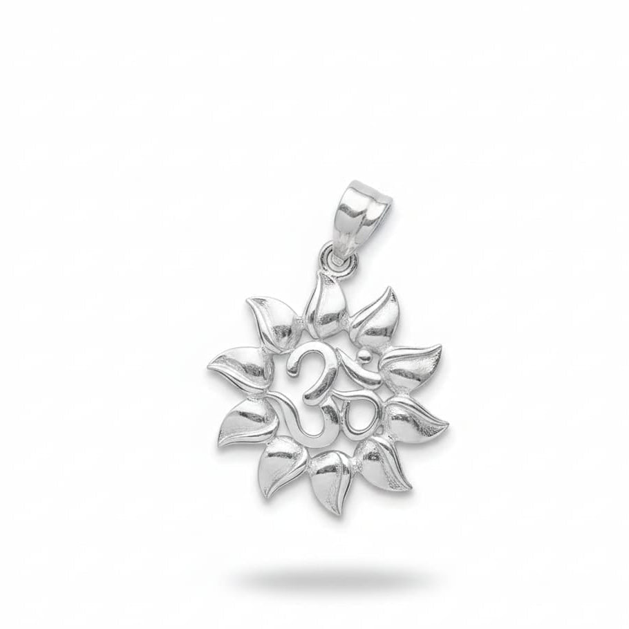 Surya Om Pendant - 925 Silver