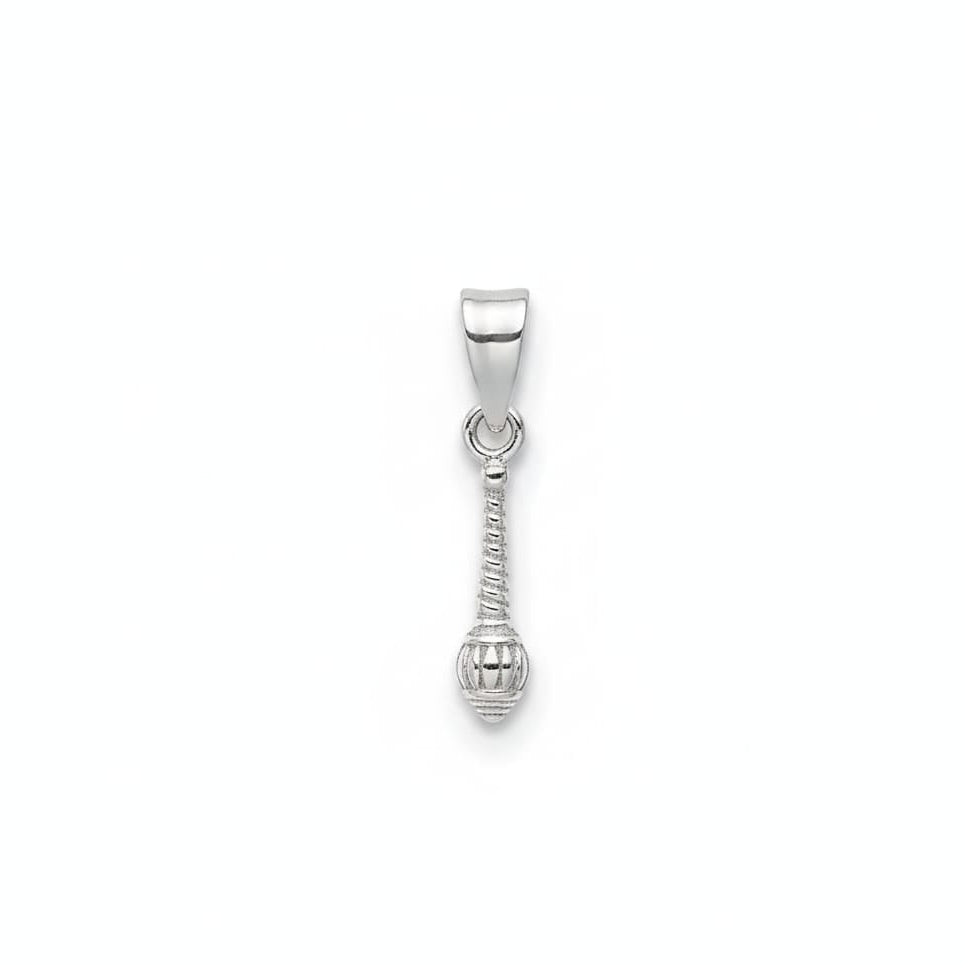 Silver Hanuman Gada Baby Pendant