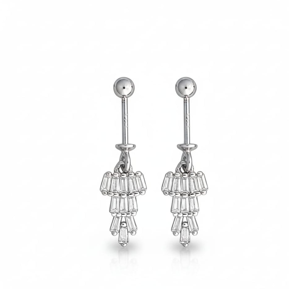 Silver Charm Bugadi Earrings pair-925 Silver