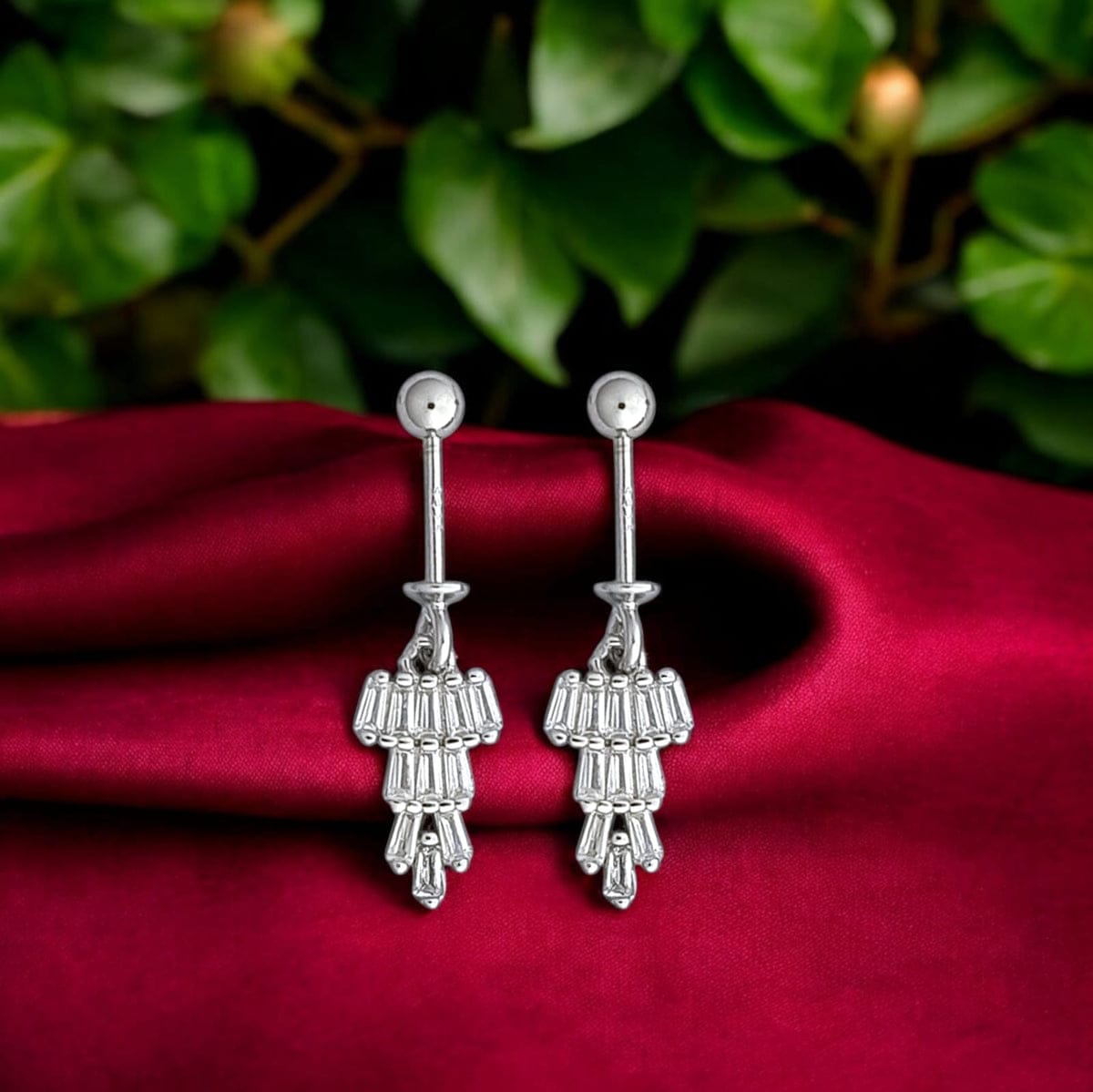 Silver Charm Bugadi Earrings pair-925 Silver