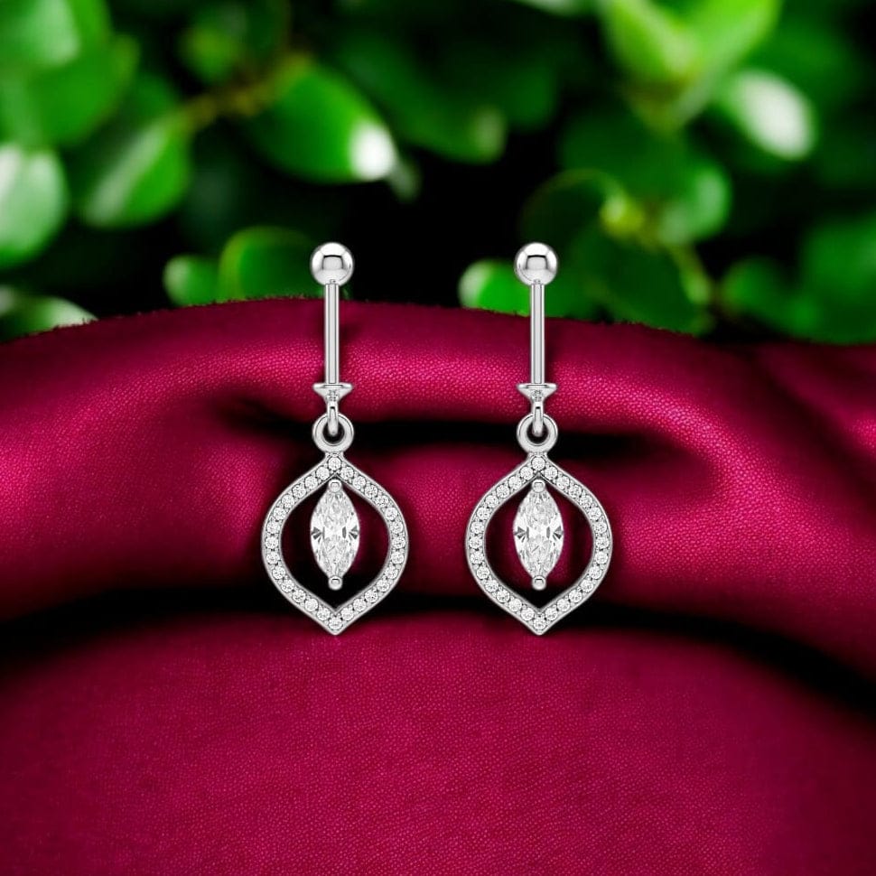 Luna round helix bugadi Earring pair -925 Silver