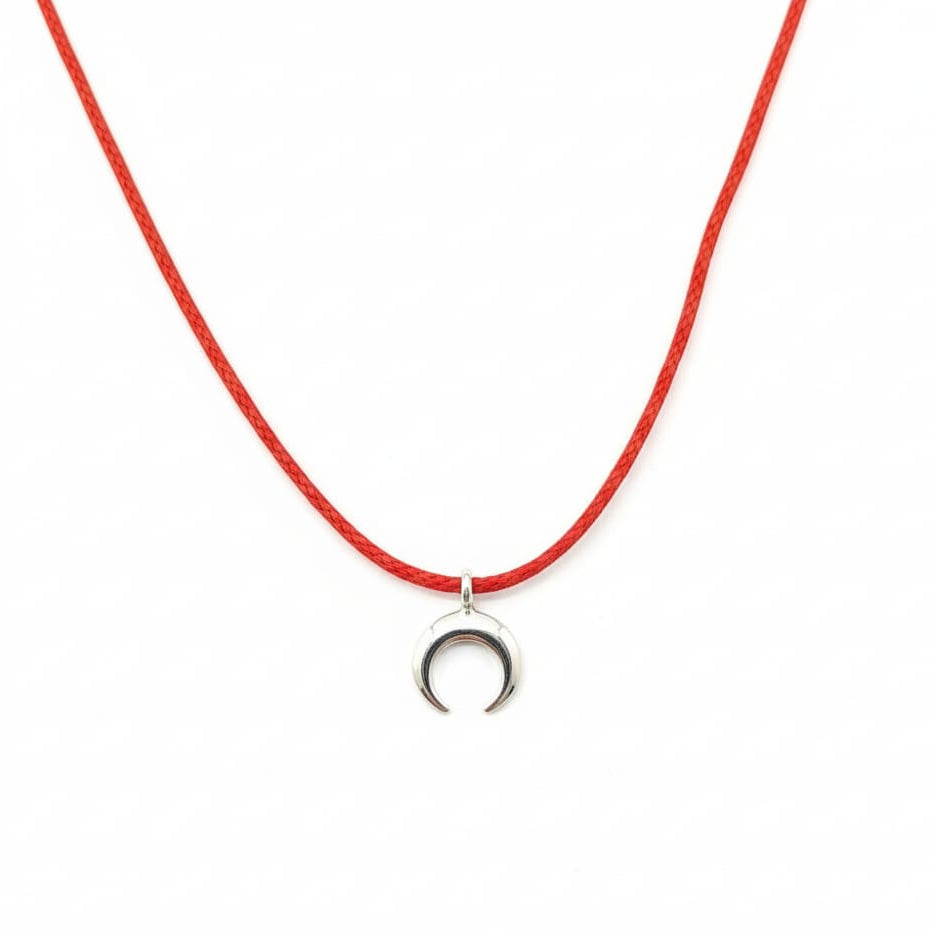 Silver Half Moon baby Pendant - 925 Silver