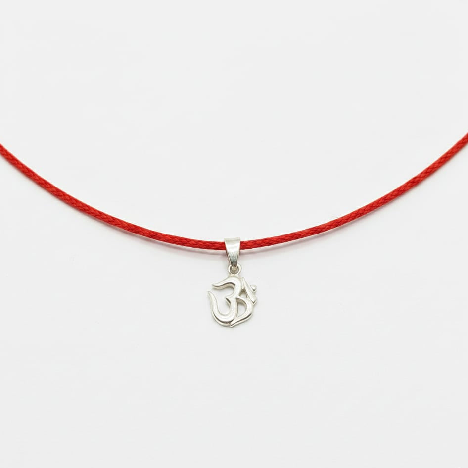 Silver Fancy Om Baby Pendant-925 Silver