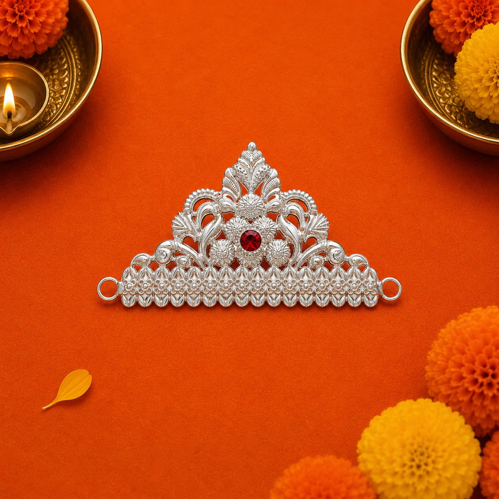 Divine Ganpati Silver Crown dimensions and weight