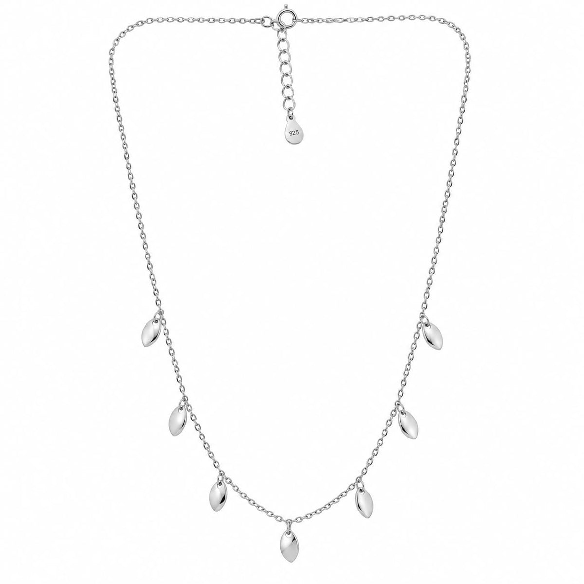 Cz Premium Silver Neckless For Women - Silver 925