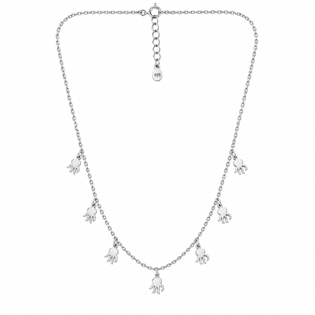 Premium Silver Octopus Neckless For Women - 925 Silver