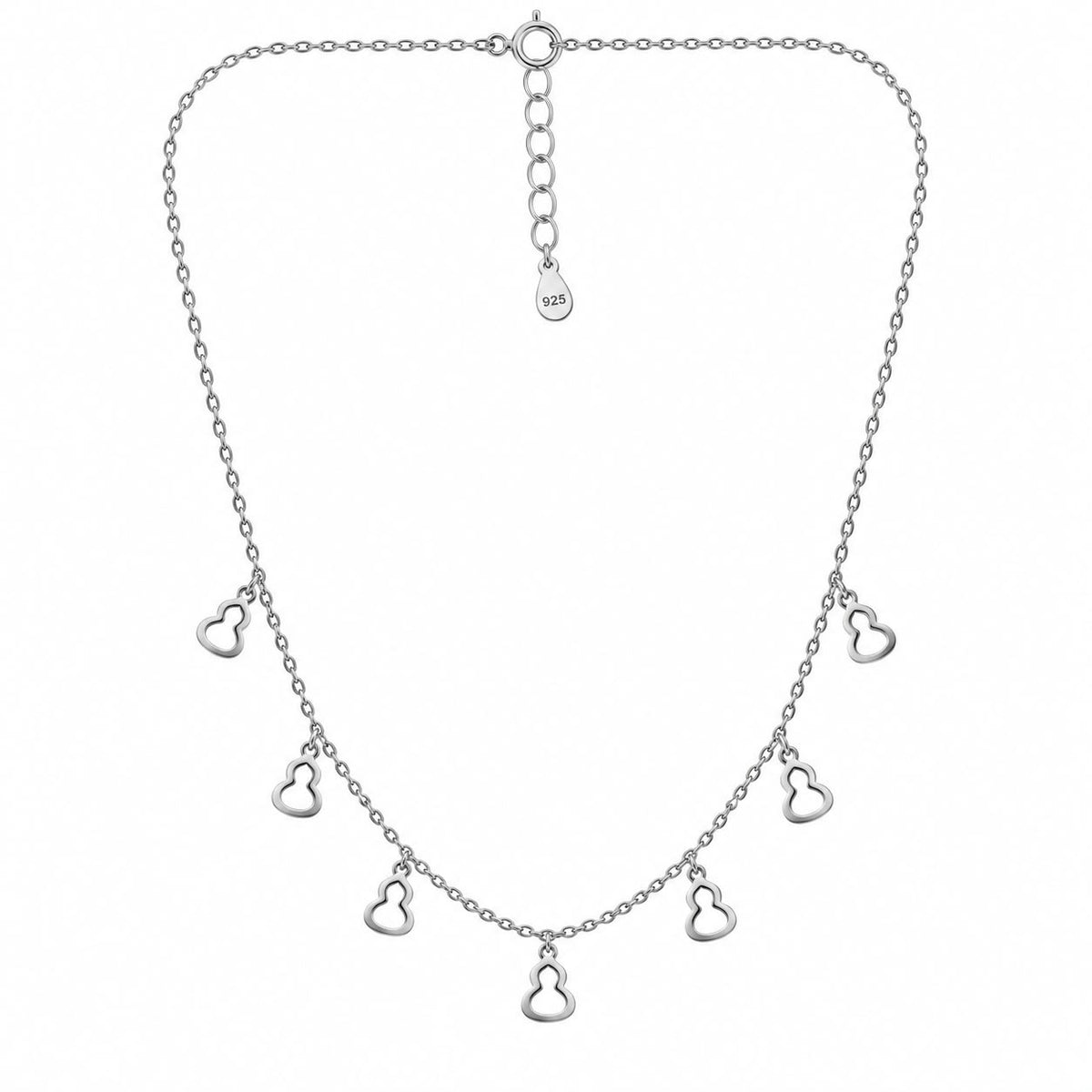 Premium Silver Ducklin Neckless For Women  - 925 Silver