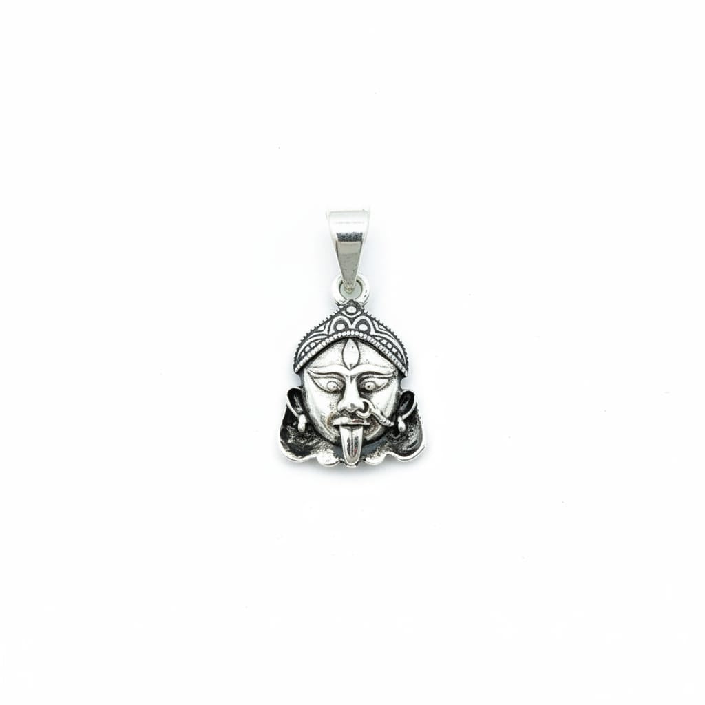 Maa Kali Miniature Pendnat - 925 Silver